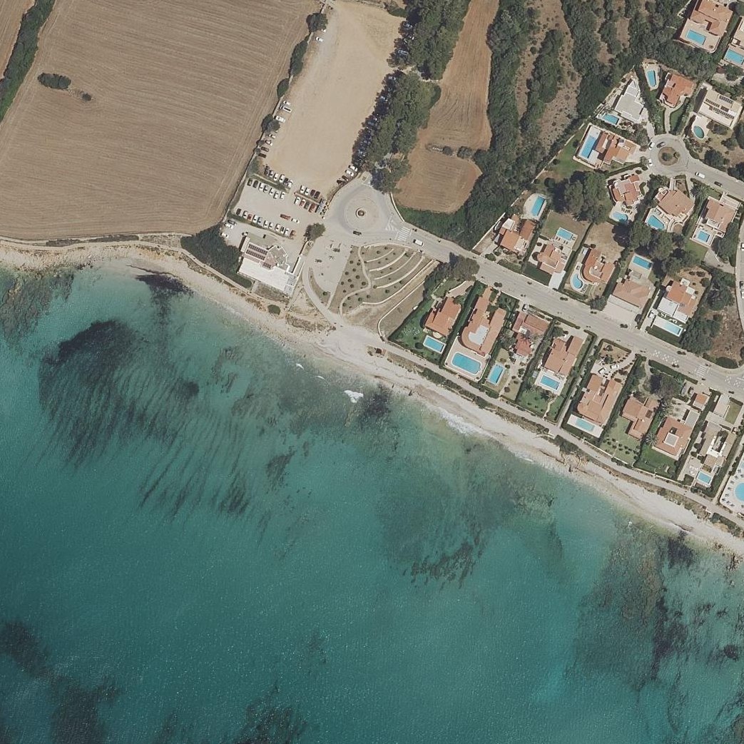 Aerial map of Playa de San Adeodato