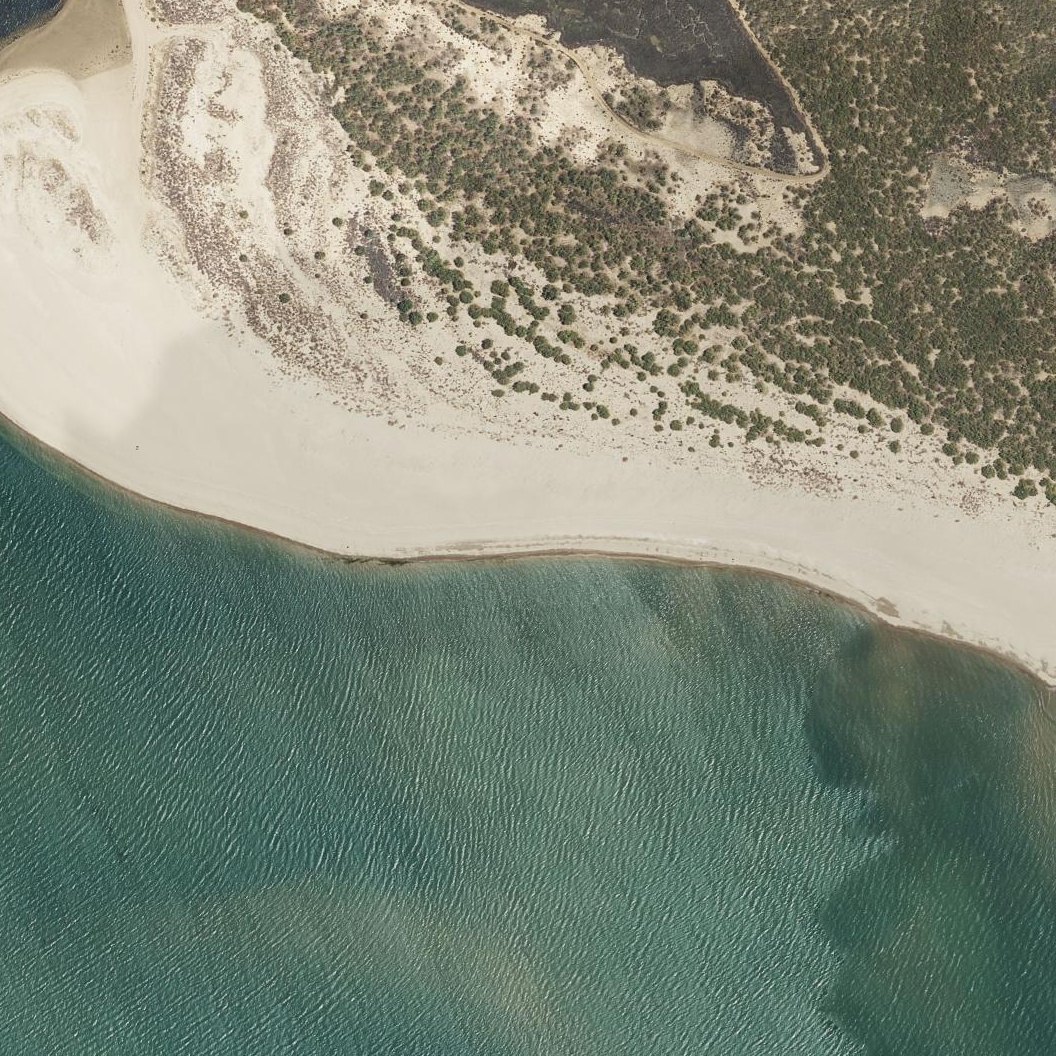 Aerial map of Playa de San Bruno