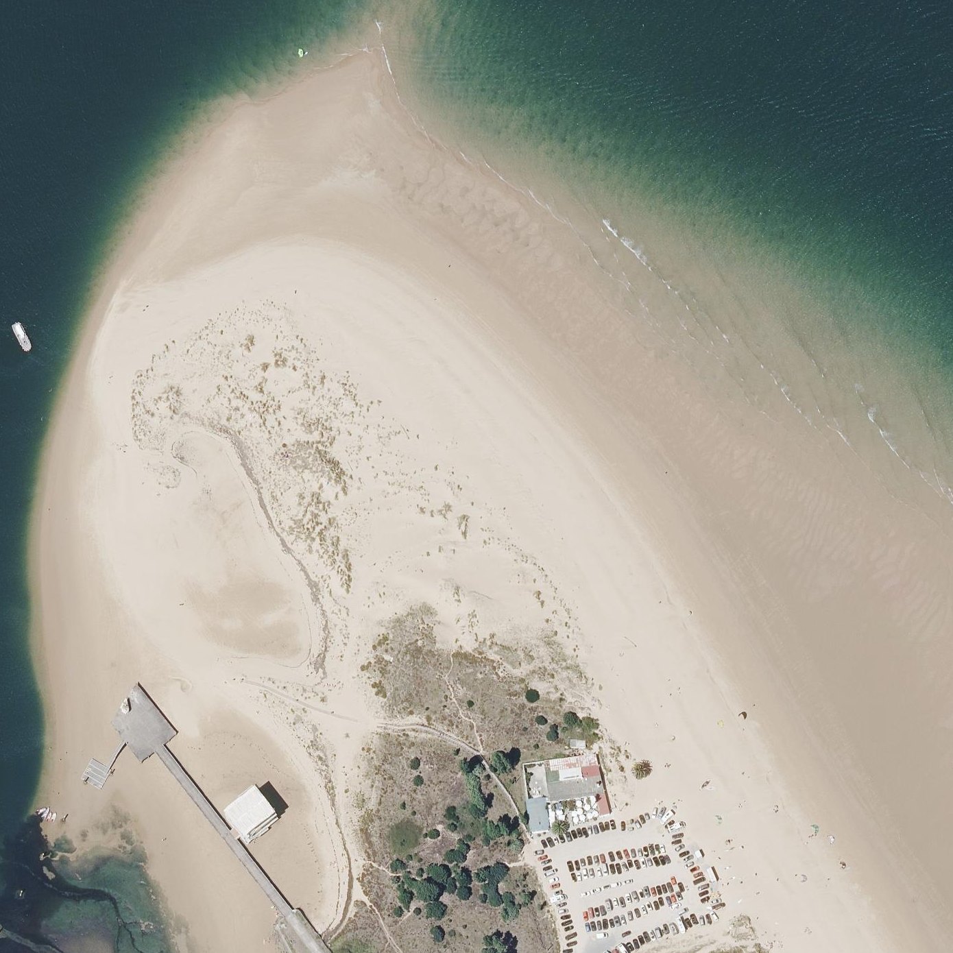 Aerial map of Playa de San Martín