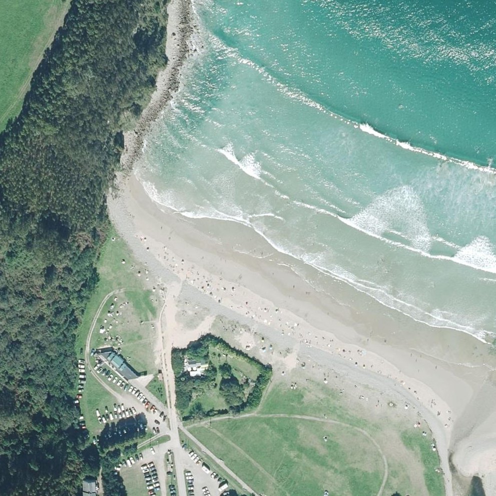 Aerial map of Playa de San Pedro de La Ribera