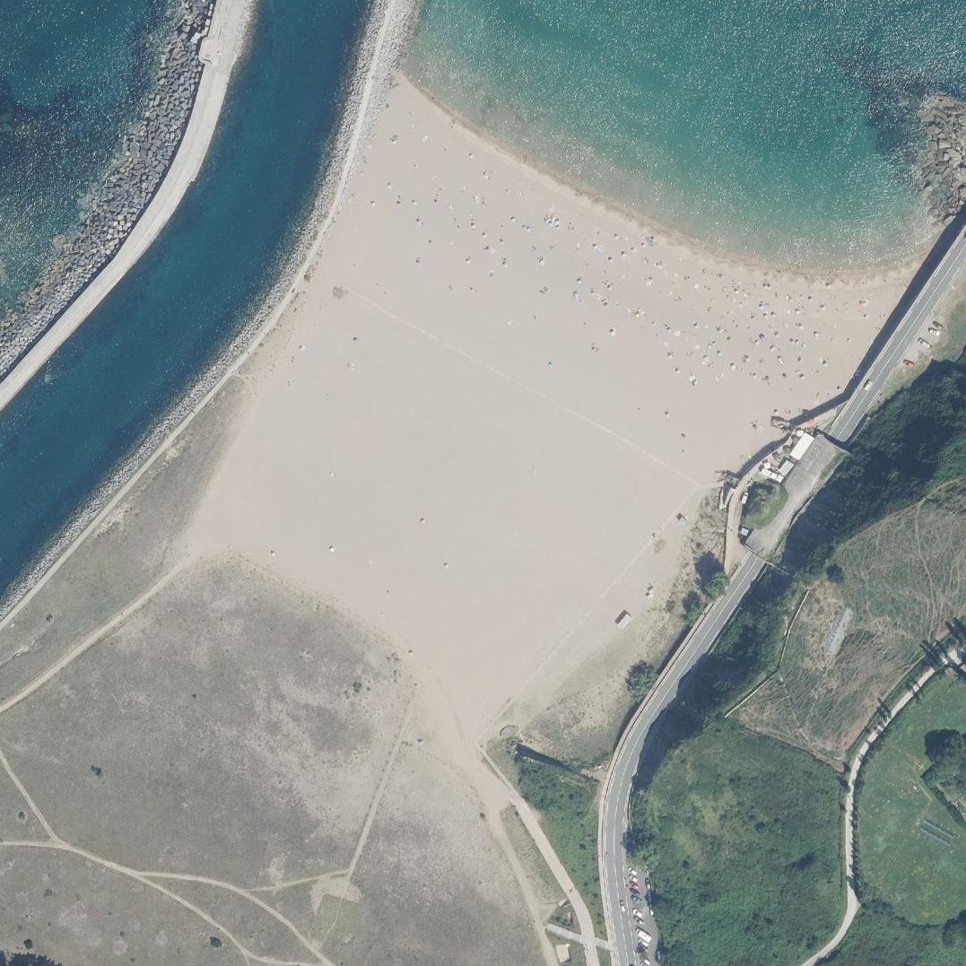 Aerial map of Playa de Santiago