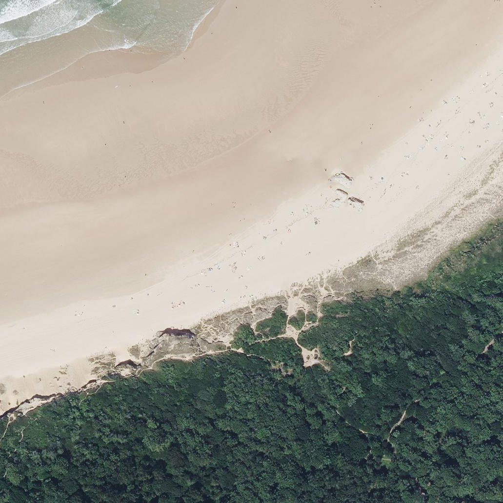 Aerial map of Playa De Somo