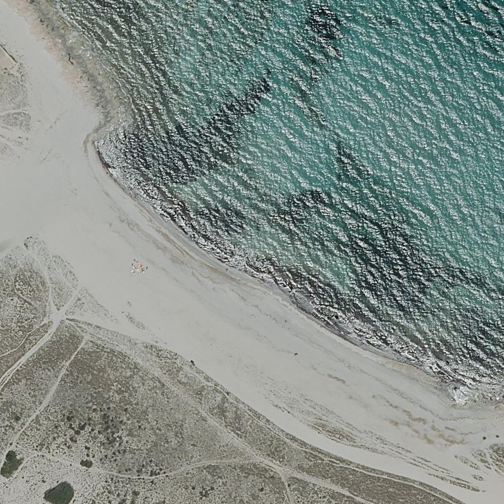 Aerial map of Playa de Son Real