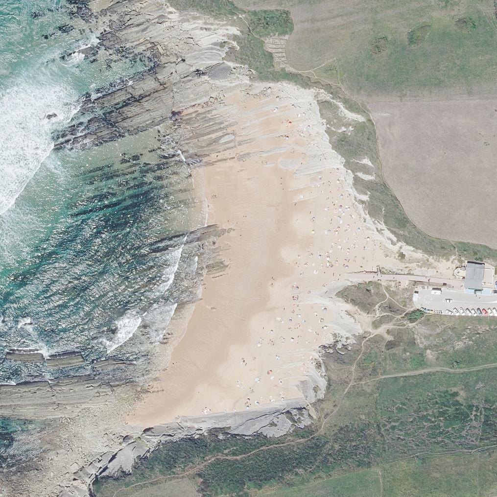 Aerial map of Playa de Tagle
