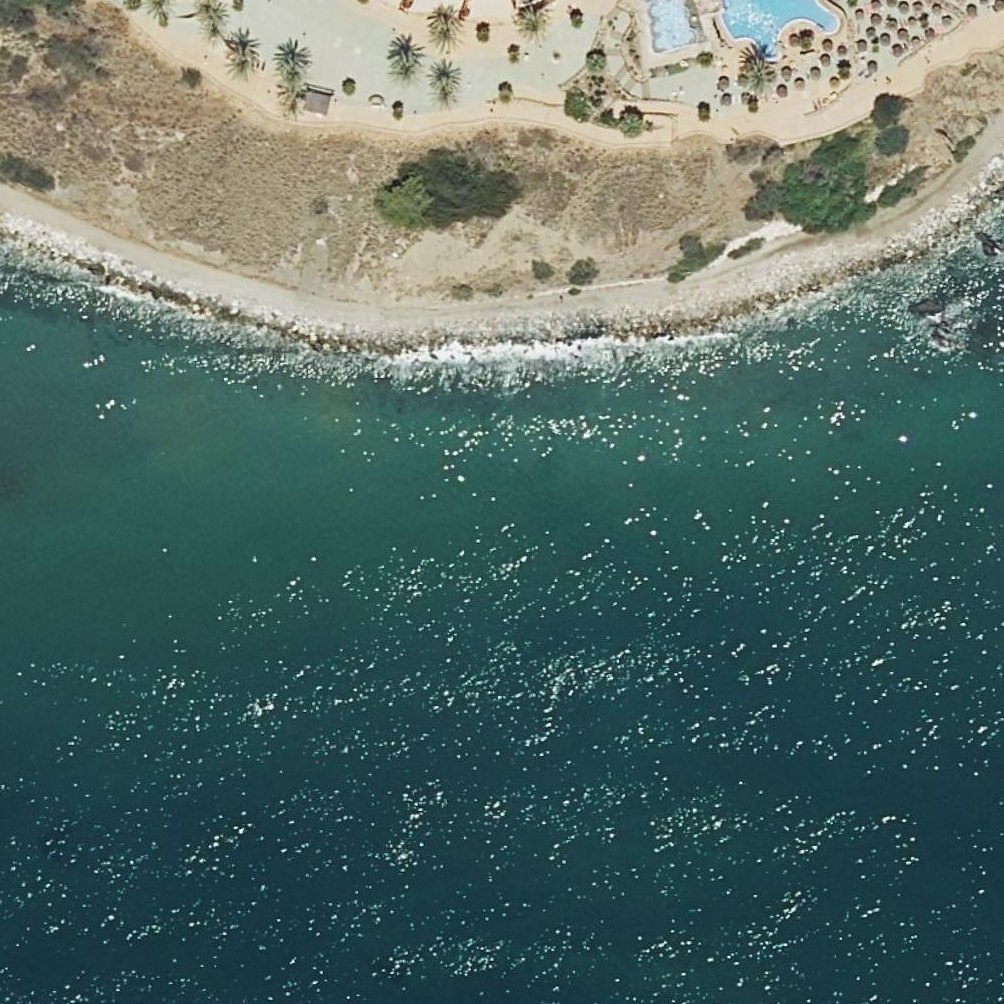 Aerial map of Playa de Tajo de la Soga
