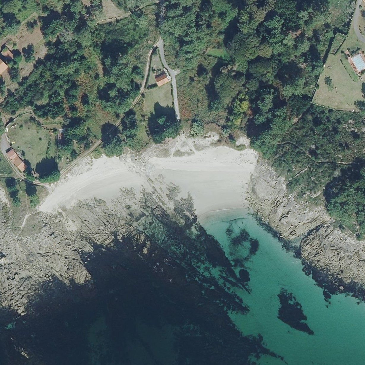 Aerial map of Playa de Tal
