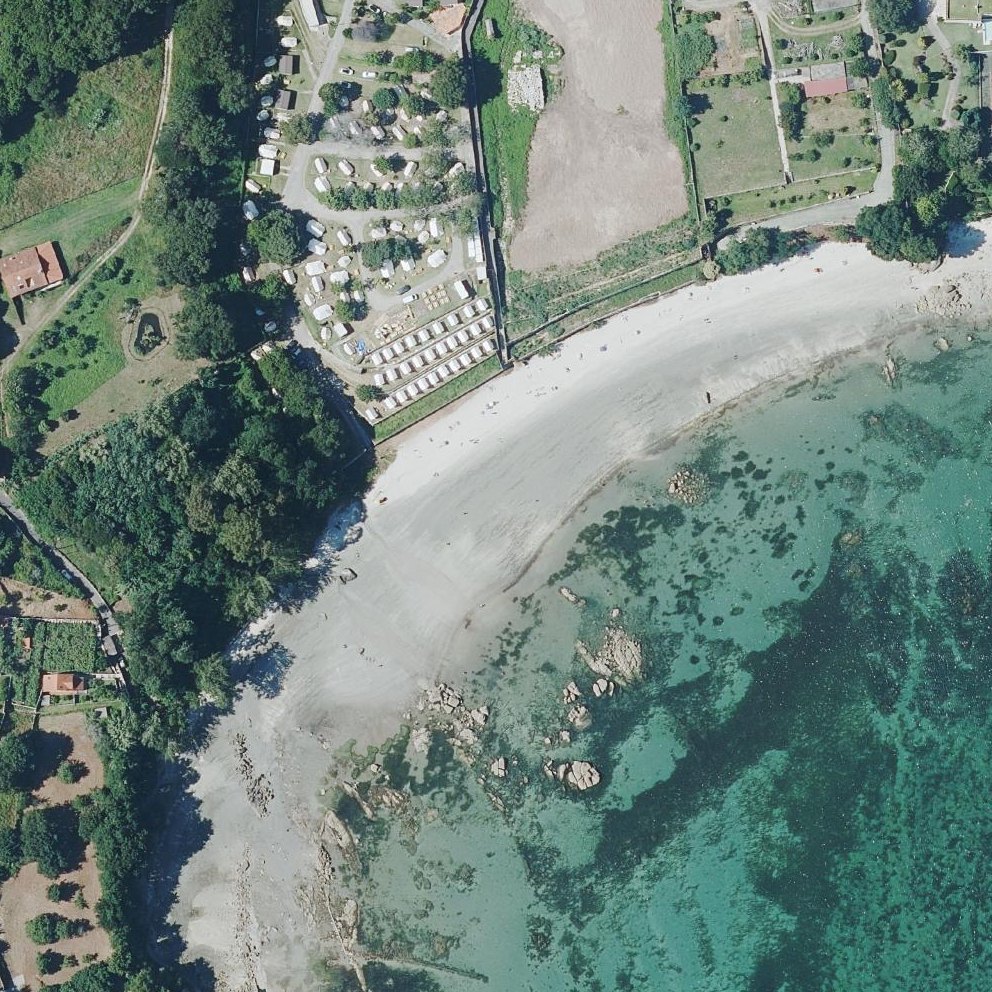 Aerial map of Playa de Tirán