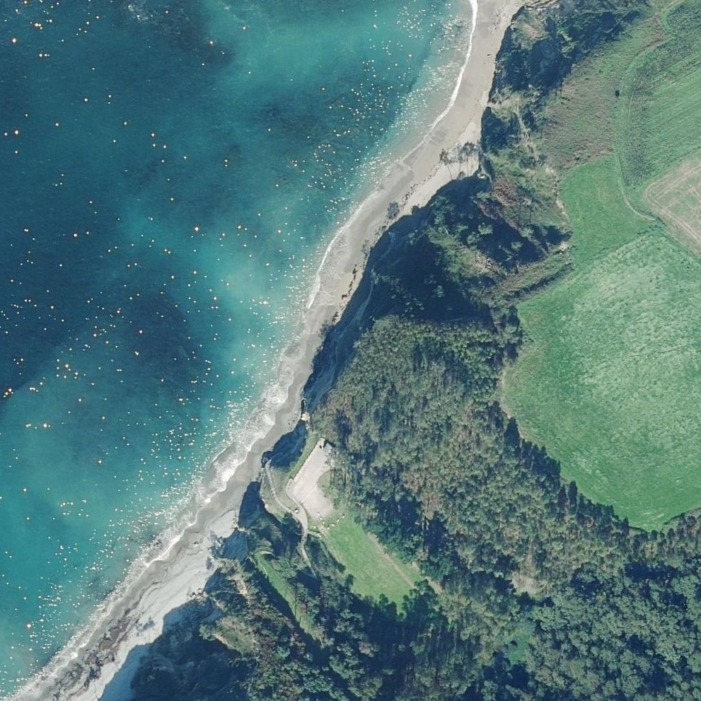 Aerial map of Playa de Torbas