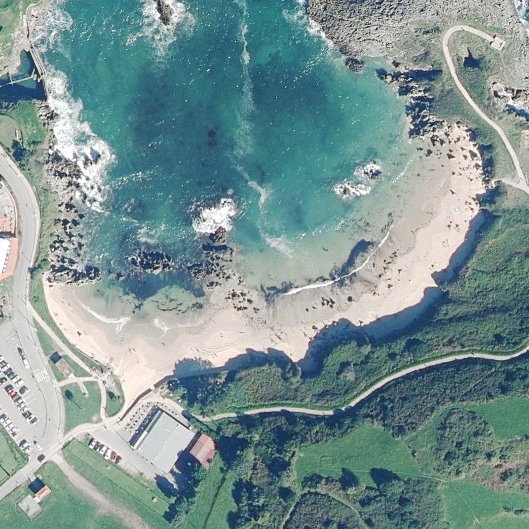 Aerial map of Playa de Toró