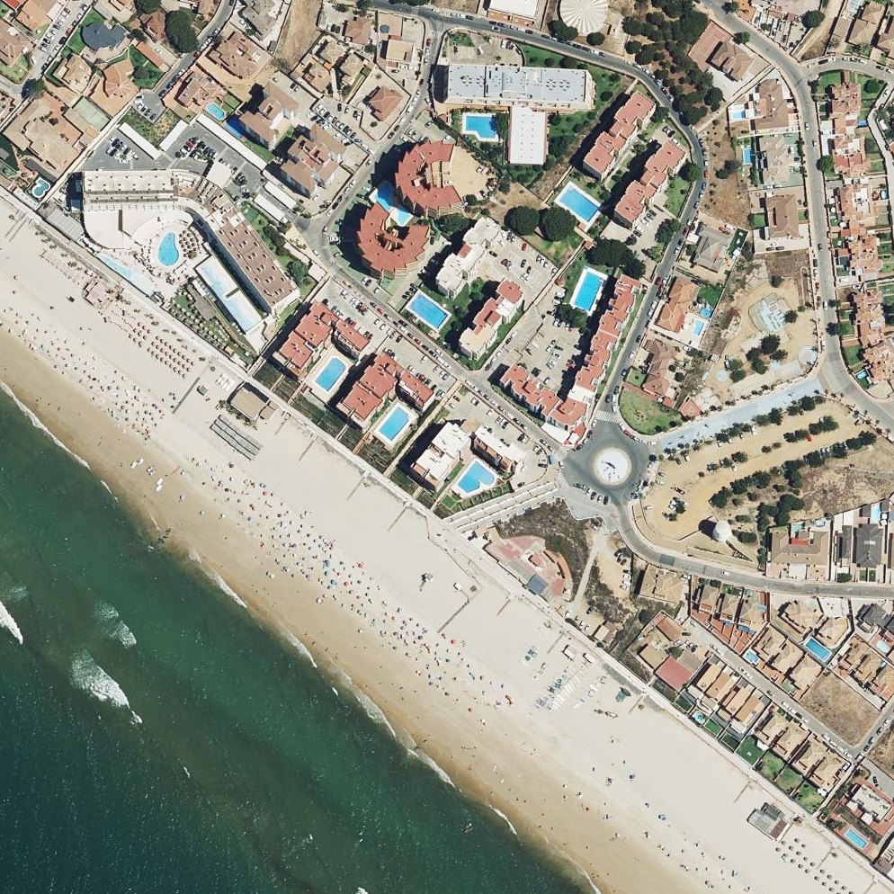 Aerial map of Playa de Torre de la Higuera