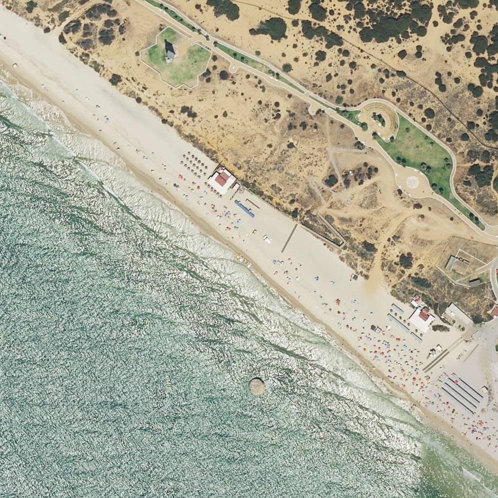 Aerial map of Playa de Torre de la Higuera
