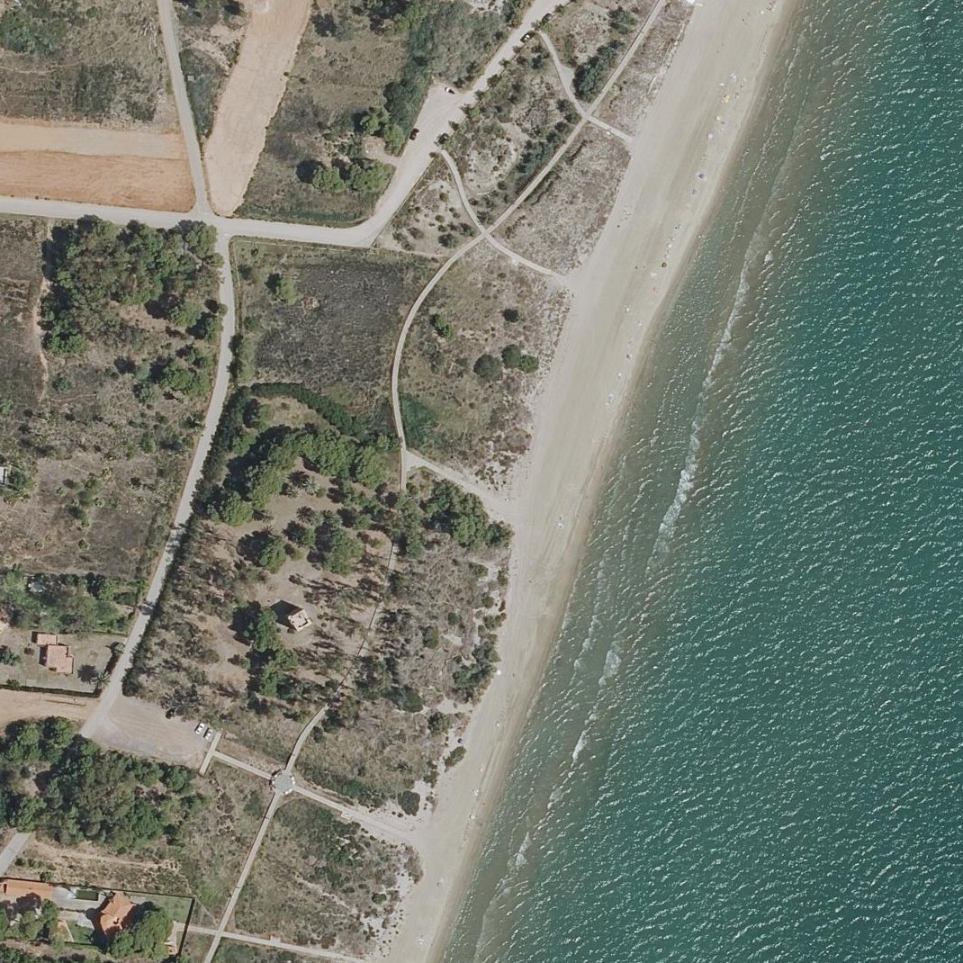 Aerial map of Playa de Torre la Sal