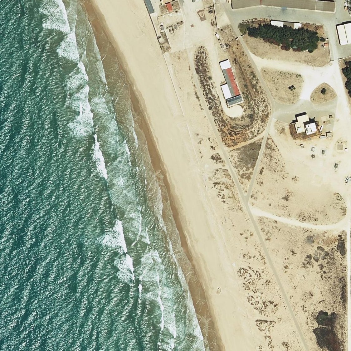 Aerial map of Playa de Torregorda