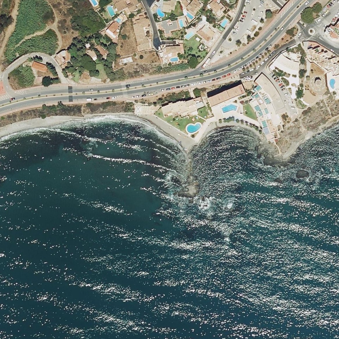 Aerial map of Playa de Torremuelle