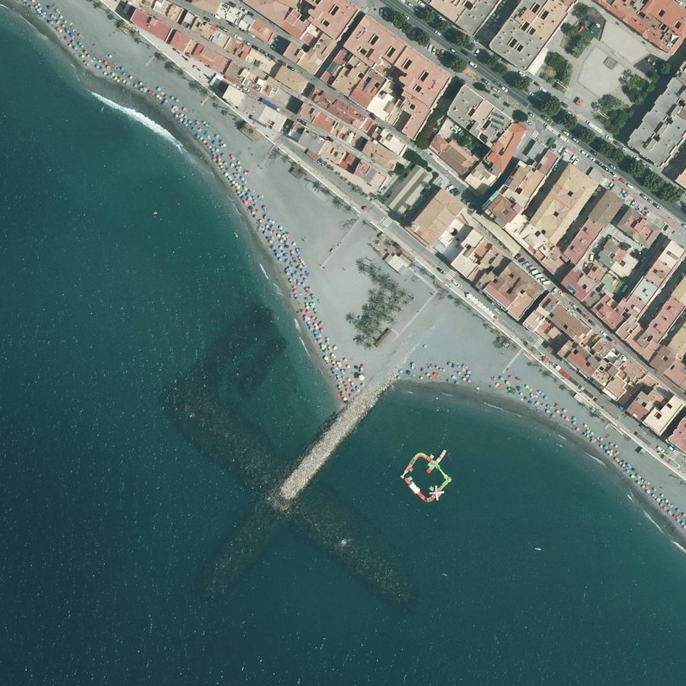 Aerial map of Playa de Torrenueva Costa