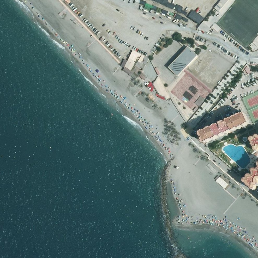 Aerial map of Playa de Torrenueva