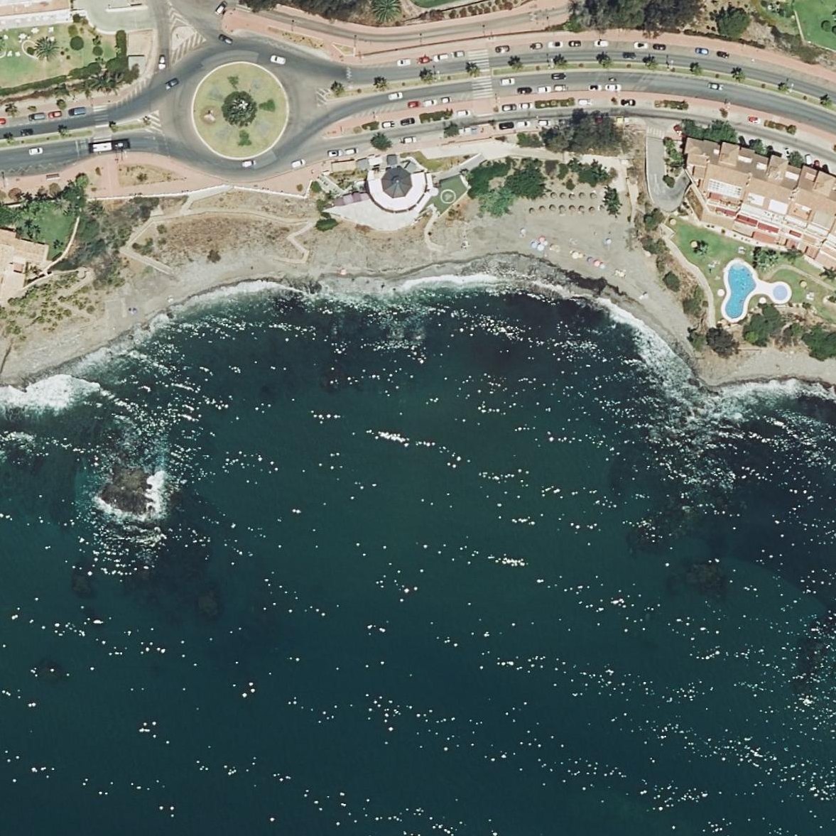Aerial map of Playa de Torrequebrada