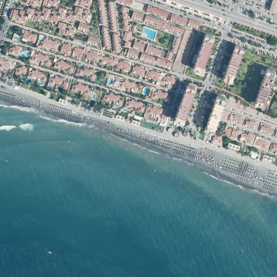 Aerial map of Playa de Torrox