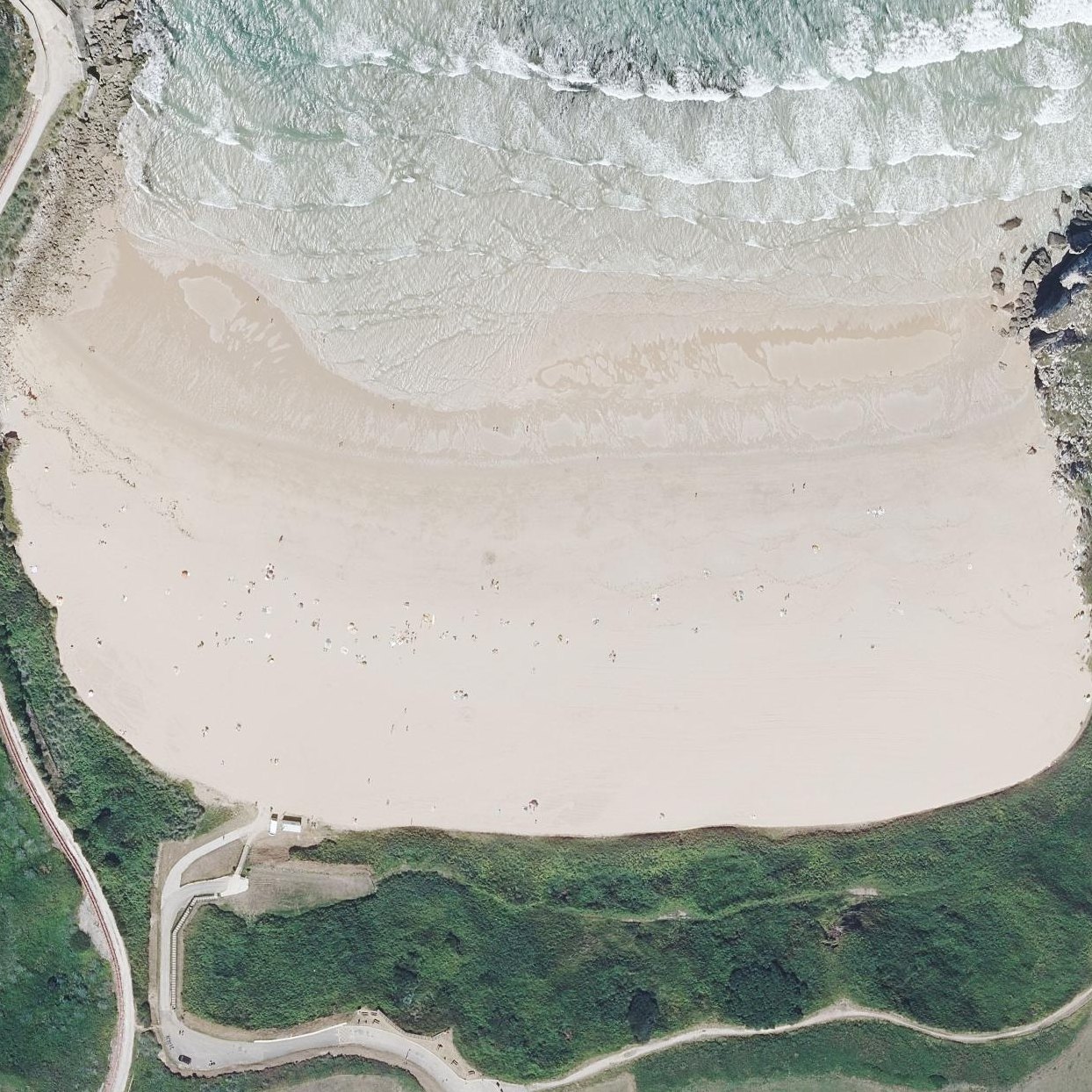 Aerial map of Playa de Usgo