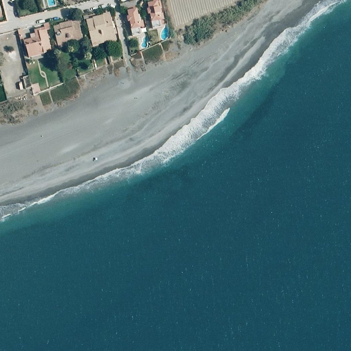 Aerial map of Playa de Valle Niza