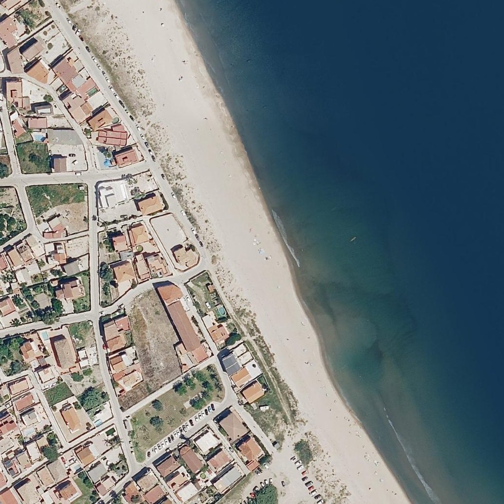 Aerial map of Playa de Venecia