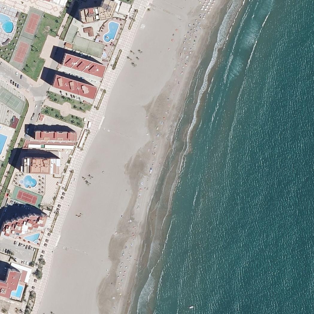 Aerial map of playa de Viktoro Pavelko