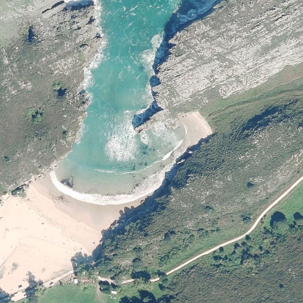 Aerial map of Playa de Villanueva