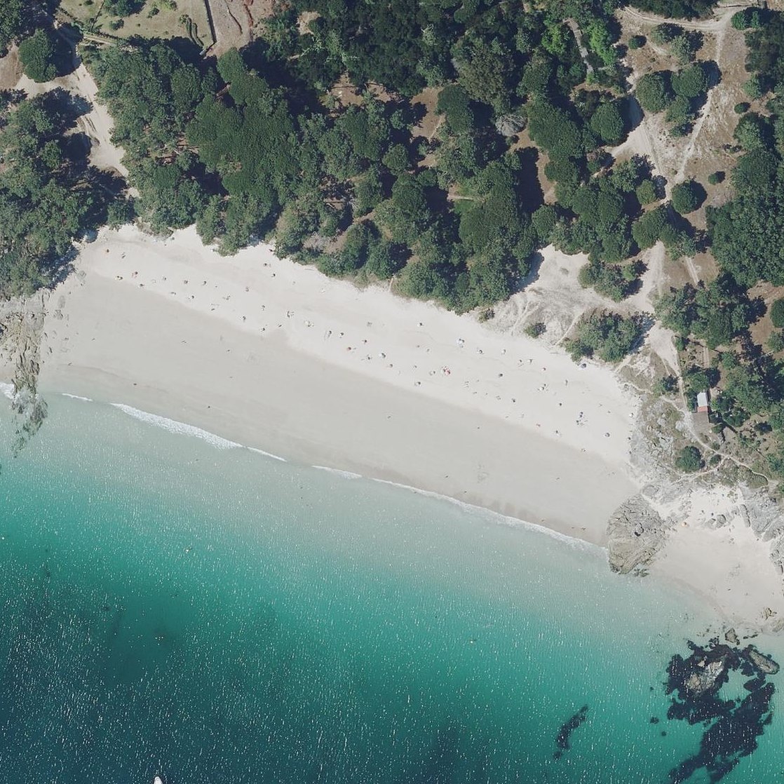 Aerial map of Playa de Viñó