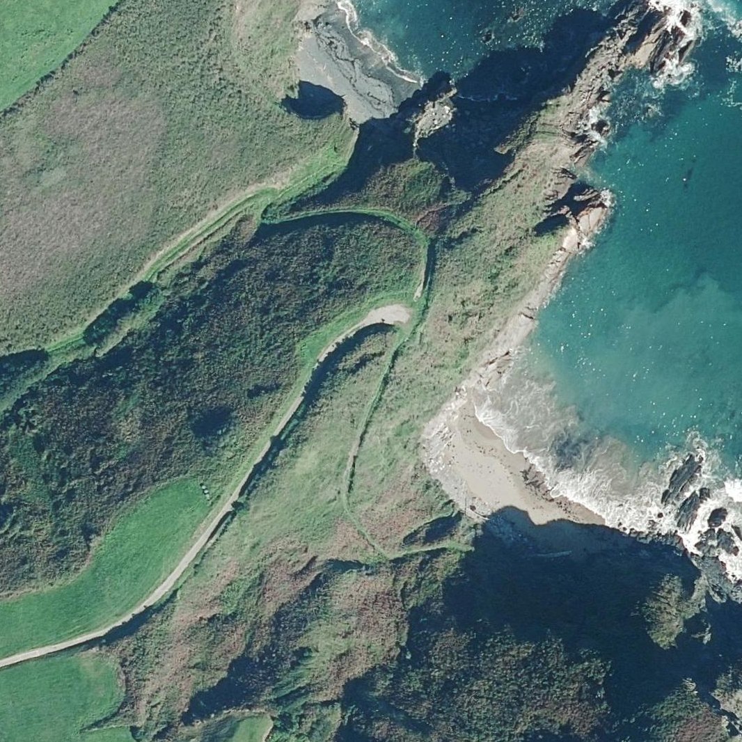 Aerial map of Playa de Viodo