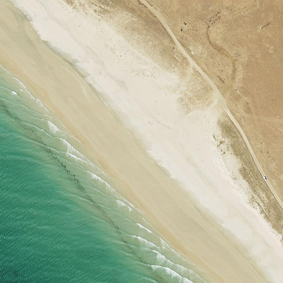 Aerial map of Playa de Zahara