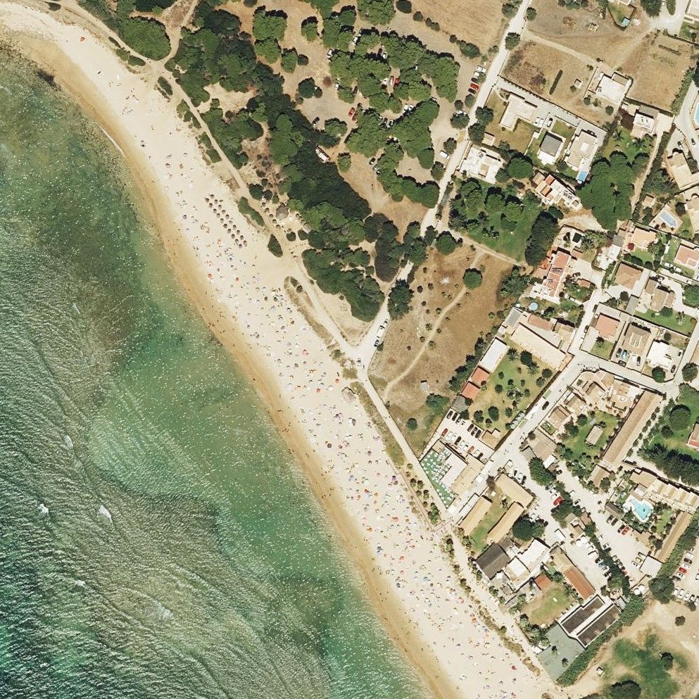 Aerial map of Playa de Zahora
