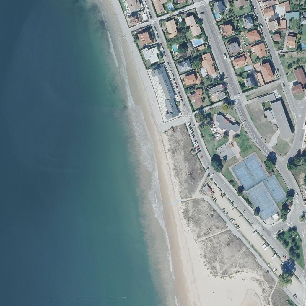 Aerial map of Playa del Abra
