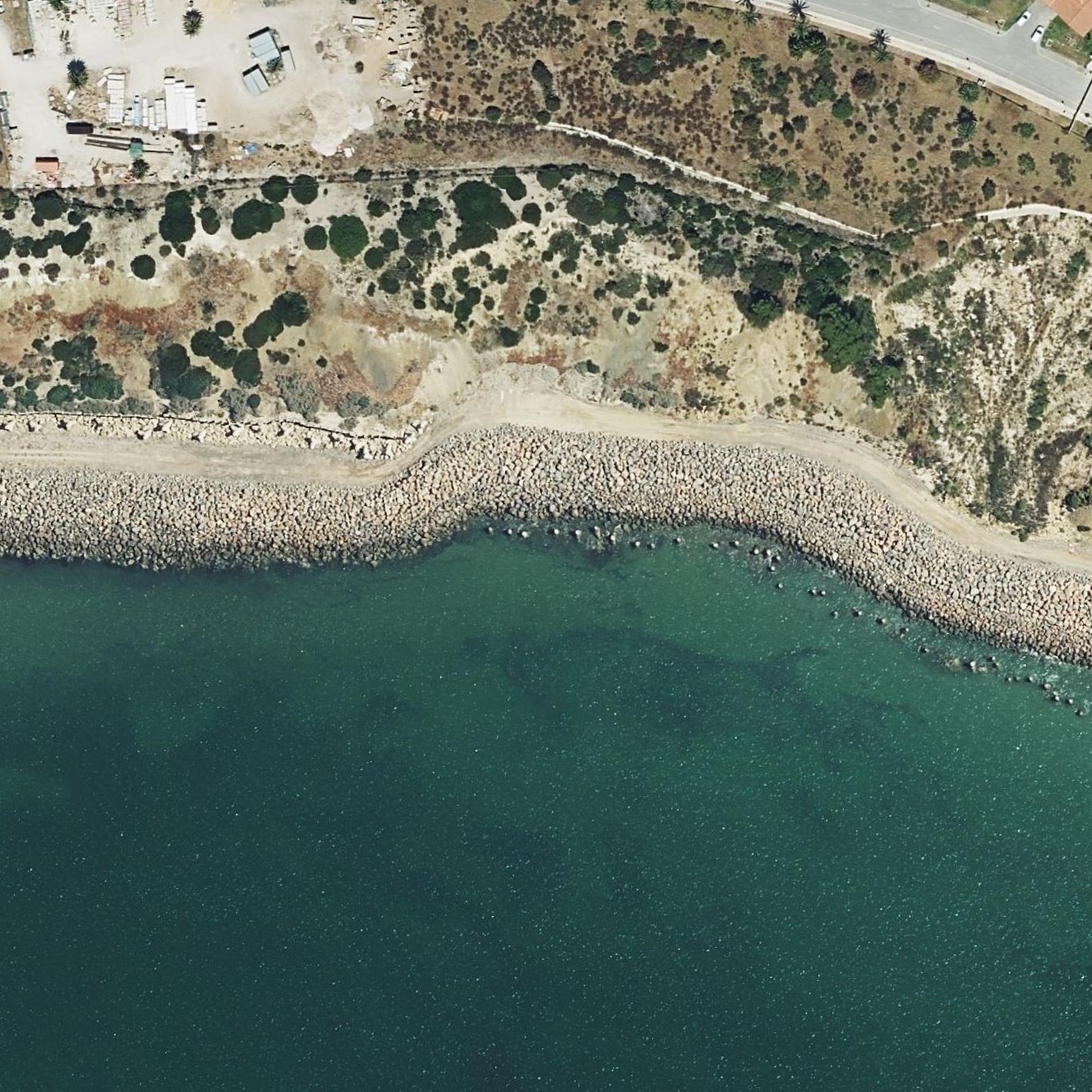 Aerial map of Playa del Almte