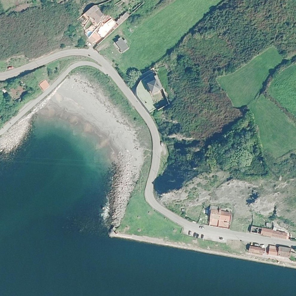 Aerial map of Playa del Arañón