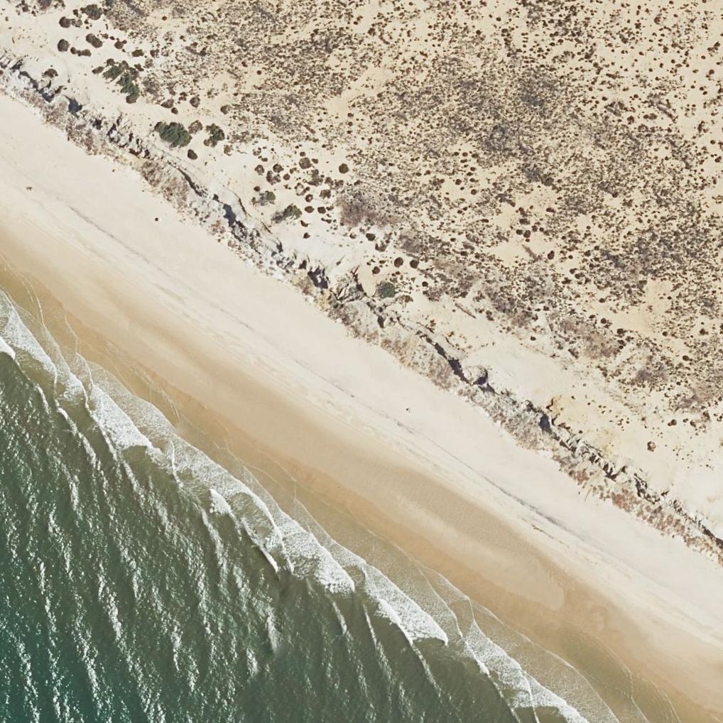 Aerial map of Playa del Asperillo