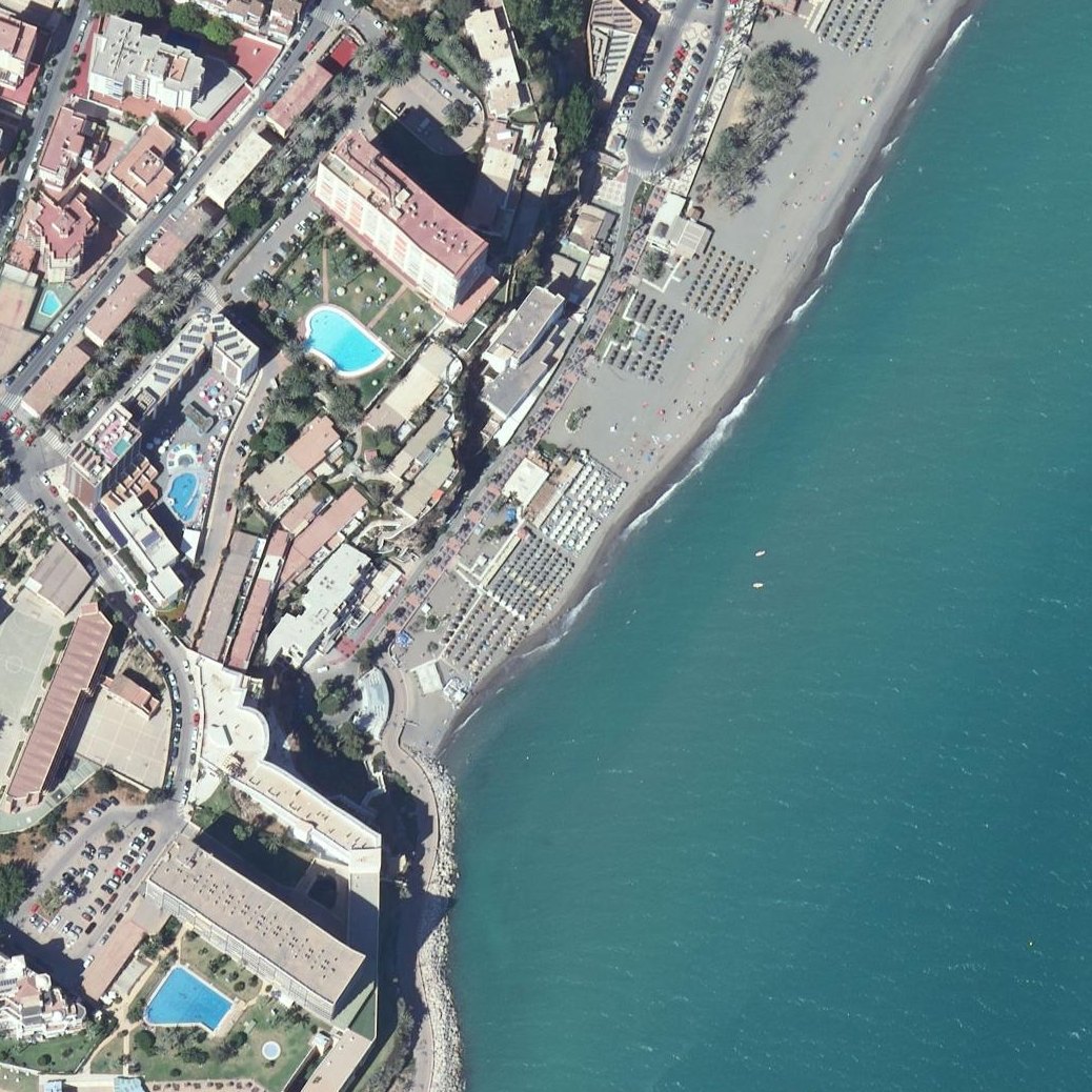 Aerial map of Playa del Bajondillo