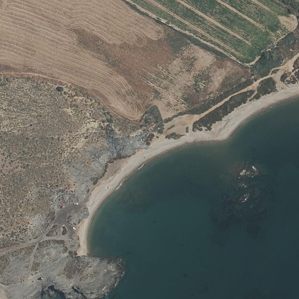Aerial map of Playa del Ballenato