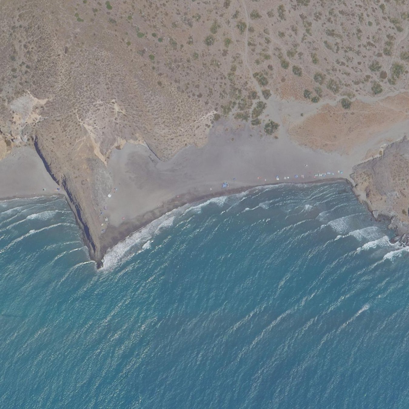 Aerial map of Playa del Barronal