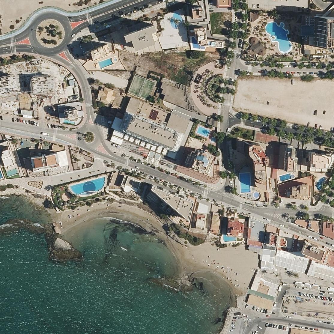 Aerial map of Playa del Cantal Roig