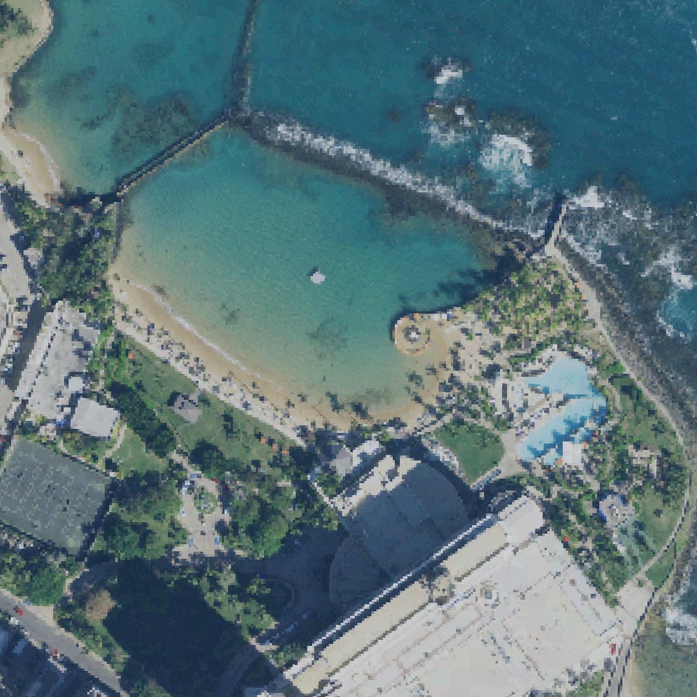 Aerial map of Playa del Caribe Hilton