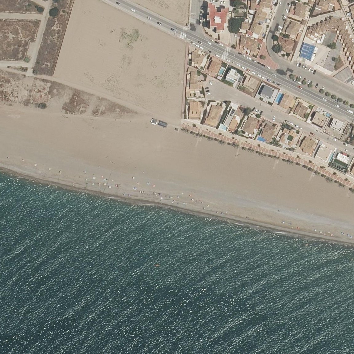 Aerial map of Playa del Castellar