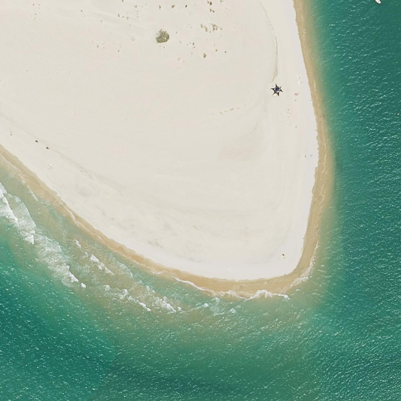 Aerial map of Playa del Castillo
