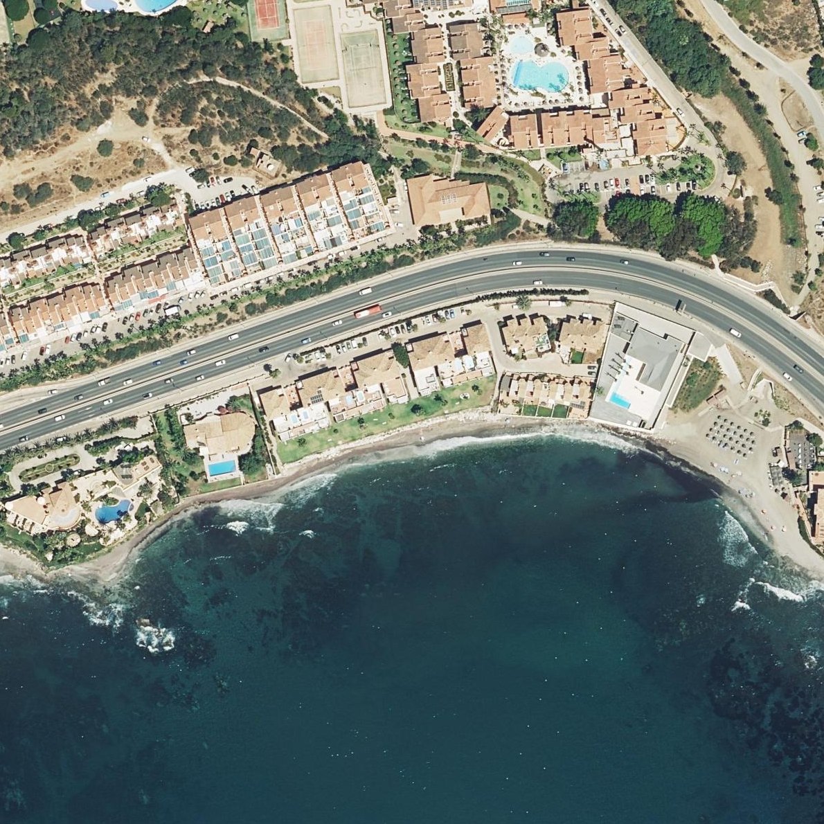 Aerial map of Playa del Charcón - El Charcón