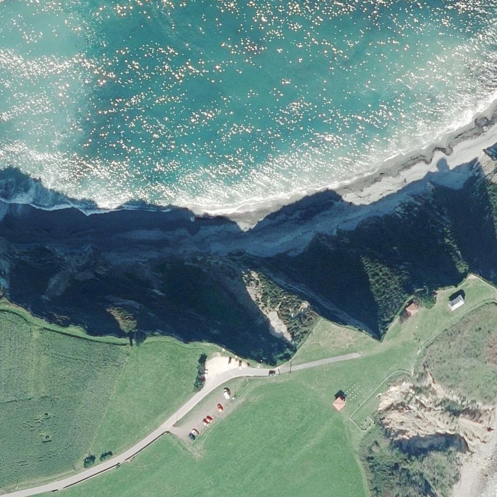 Aerial map of Playa del Churín