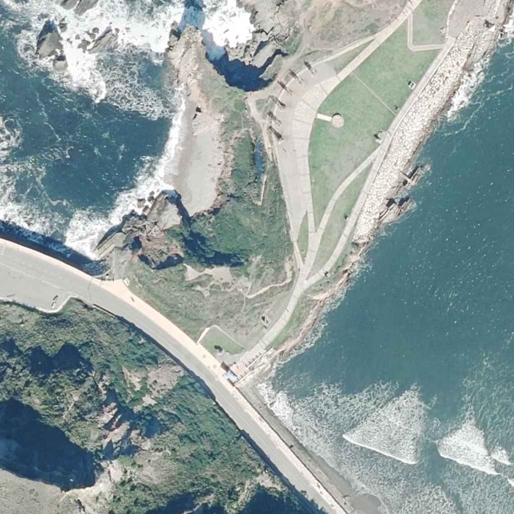 Aerial map of Playa del Cuerno
