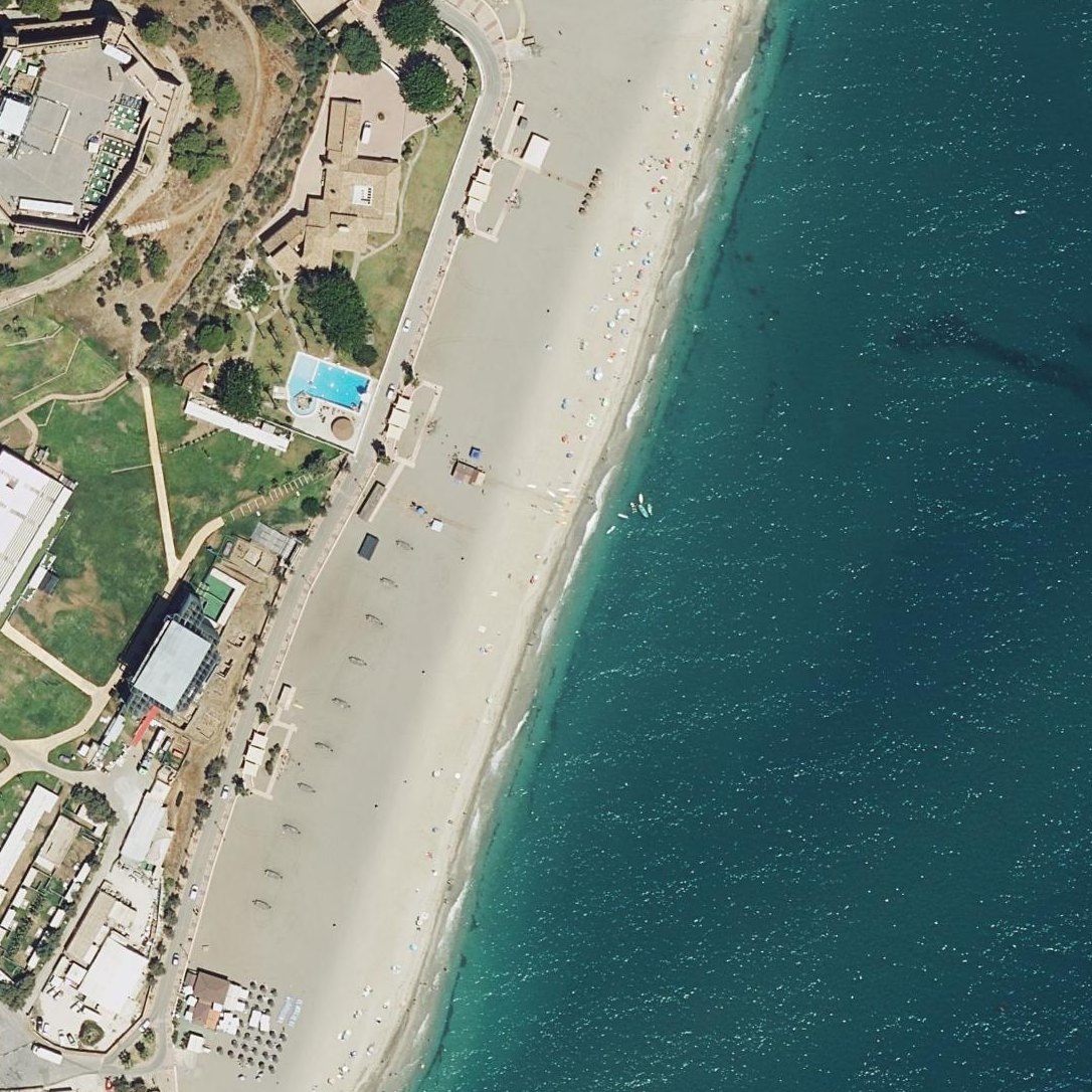 Aerial map of Playa del Ejido