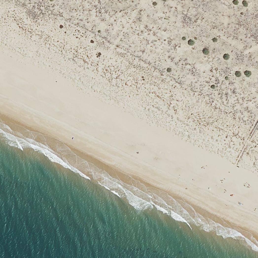 Aerial map of Playa del Espigón Juan Carlos I
