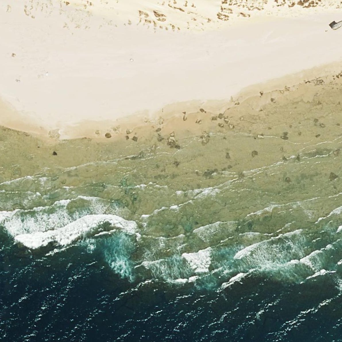 Aerial map of Playa del Faro