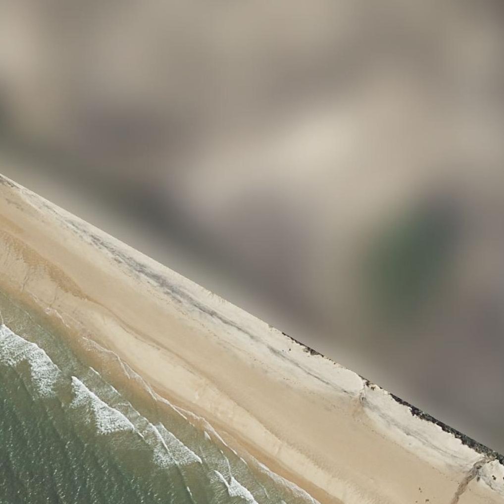 Aerial map of Playa del Médano del Loro