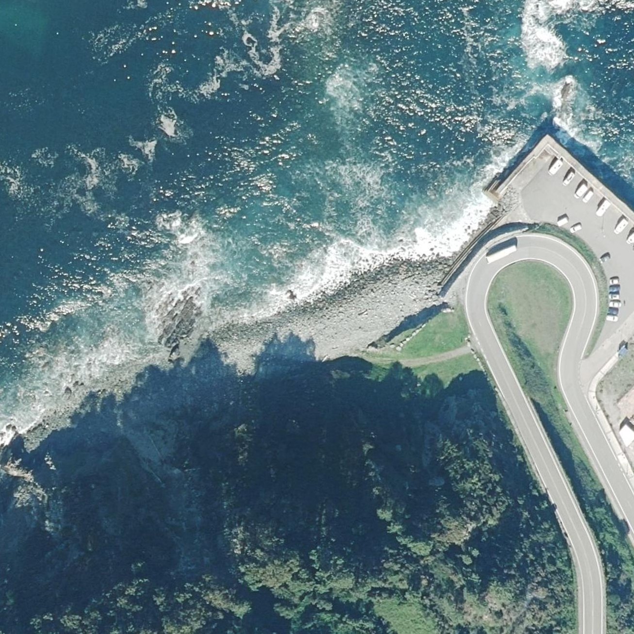 Aerial map of Playa del Óleo